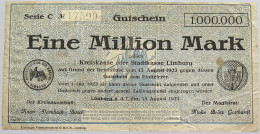 GERMANY 1 MILLION 1923 LIMBURG #alb019 0033 - 1 Million Mark