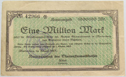 GERMANY 1 MILLION 1923 MARIENBERG #alb019 0019 - 1 Miljoen Mark