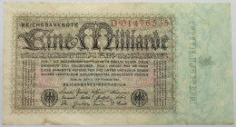 GERMANY 1 MILLIARDE 1924 #alb067 0039 - 1 Mrd. Mark