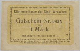 GERMANY 1 MARK WRESCHEN 1914 #alb002 0035 - Otros & Sin Clasificación