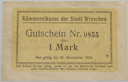 GERMANY 1 MARK WRESCHEN 1914 #alb002 0035 - Autres & Non Classés