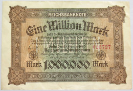 GERMANY 1 MILION MARK 1923 #alb019 0023 - 1 Mio. Mark