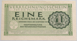 GERMANY 1 MARK 1944 WEHRMACHT UNC #alb012 0009 - Other & Unclassified