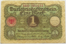 GERMANY 1 MARK 1920 #alb066 0071 - 1 Mark