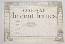 FRANCE ASSIGNAT 100 FRANCS #alb010 0371 - Assignats & Mandats Territoriaux