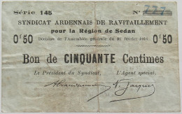 FRANCE 50 CENTIMES 1916 SEDAN #alb017 0251 - Sin Clasificación