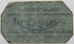 FRANCE 10 CENTIMES LINSELLES #alb020 0045 - Ohne Zuordnung