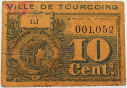 FRANCE 10 CENTIMES TOURCOING #alb015 0285 - Unclassified