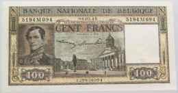 BELGIUM 100 FRANCS 1948 UNC #alb011 0181 - 100 Franchi