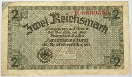 GERMANY 2 REICHSMARK 1940 #alb067 0303 - Altri & Non Classificati