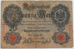 GERMANY 20 MARK 1907 #alb068 0065 - 20 Mark