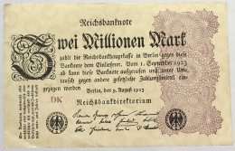 GERMANY 2 MILLIONEN MARK 1923 #alb066 0487 - 2 Mio. Mark