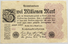 GERMANY 2 MILLIONEN MARK 1923 #alb066 0497 - 2 Mio. Mark