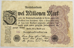GERMANY 2 MILLIONEN MARK 1923 #alb066 0455 - 2 Mio. Mark
