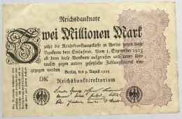 GERMANY 2 MILLIONEN MARK 1923 #alb066 0425 - 2 Mio. Mark