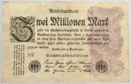 GERMANY 2 MILLIONEN MARK 1923 #alb066 0427 - 2 Millionen Mark