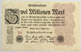 GERMANY 2 MILLIONEN MARK 1923 #alb066 0411 - 2 Miljoen Mark
