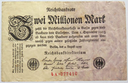 GERMANY 2 MILLIONEN 1923 #alb066 0163 - 2 Mio. Mark