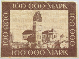 GERMANY 100000 MARK DARMSTADT #alb004 0219 - 100.000 Mark