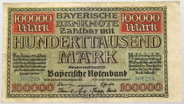 GERMANY 10000 MARK MARK 1923 BAYERN #alb008 0137 - 10.000 Mark