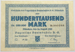 GERMANY 10000 MARK 1923 MUNCHEN TOP #alb067 0263 - 10.000 Mark