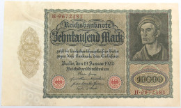 GERMANY 10000 MARK 1922 TOP #alb004 0537 - 10000 Mark