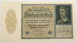 GERMANY 10000 MARK 1922 BERLIN TOP #alb004 0441 - 10000 Mark