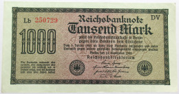 GERMANY 1000 MARK 1922 BERLIN #alb004 0447 - 1.000 Mark