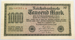 GERMANY 1000 MARK 1922 BERLIN #alb004 0427 - 1000 Mark