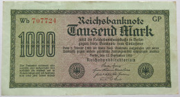 GERMANY 1000 MARK 1922 #alb067 0231 - 1.000 Mark