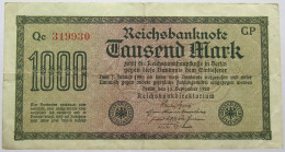 GERMANY 1000 MARK 1922 #alb067 0227 - 1.000 Mark