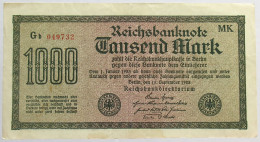 GERMANY 1000 MARK 1922 #alb066 0391 - 1000 Mark