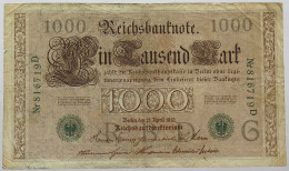 GERMANY 1000 MARK 1910 #alb067 0177 - 1.000 Mark
