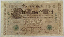 GERMANY 1000 MARK 1910 #alb067 0173 - 1.000 Mark