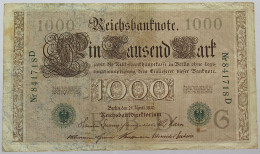 GERMANY 1000 MARK 1910 #alb067 0171 - 1.000 Mark