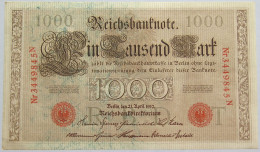 GERMANY 1000 MARK 1910 #alb018 0529 - 1000 Mark