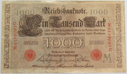 GERMANY 1000 MARK 1910 #alb068 0055 - 1000 Mark