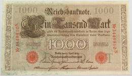 GERMANY 1000 MARK 1910 #alb018 0487 - 1.000 Mark