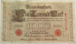 GERMANY 1000 MARK 1910 #alb018 0365 - 1000 Mark