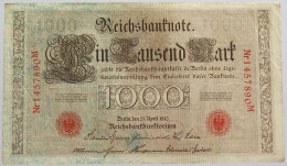 GERMANY 1000 MARK 1910 #alb018 0361 - 1.000 Mark