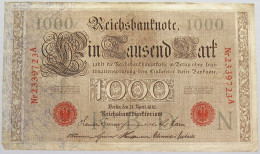 GERMANY 1000 MARK 1910 #alb018 0321 - 1.000 Mark