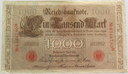 GERMANY 1000 MARK 1910 #alb018 0317 - 1000 Mark