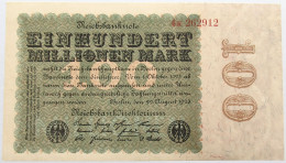 GERMANY 100 MILLIONEN MARK 1923 TOP #alb004 0445 - 100 Mio. Mark