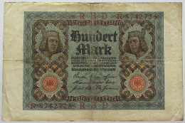 GERMANY 100 MARK 1920 #alb067 0133 - 100 Mark