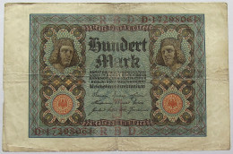 GERMANY 100 MARK 1920 #alb067 0135 - 100 Mark
