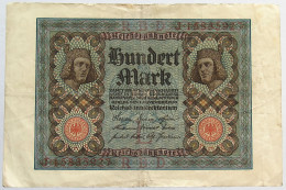 GERMANY 100 MARK 1920 #alb066 0371 - 100 Mark