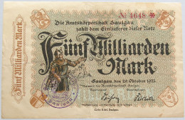 GERMANY 50 MILLIARDEN MARK 1923 SAULGAU #alb002 0369 - 50 Milliarden Mark
