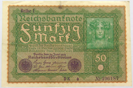 GERMANY 50 MARK 1919 #alb067 0355 - 50 Mark