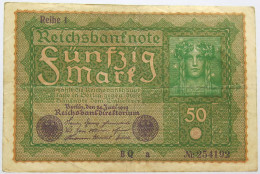 GERMANY 50 MARK 1919 #alb067 0361 - 50 Mark