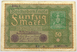 GERMANY 50 MARK 1919 #alb066 0231 - 50 Mark